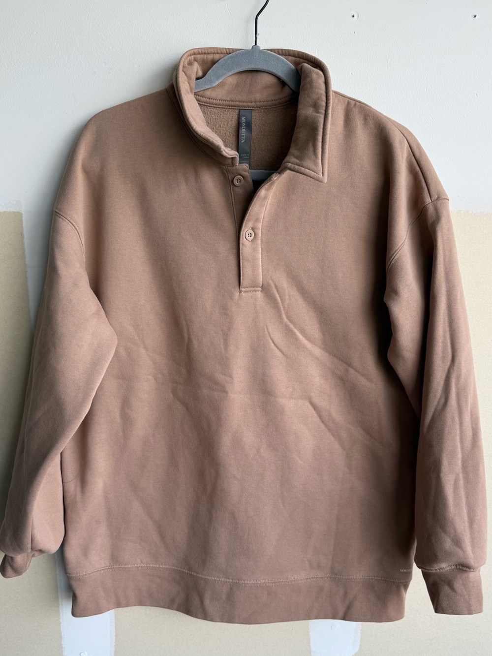 Mondetta Women's Crew Neck Pullover Sweater in Dusty Mauve